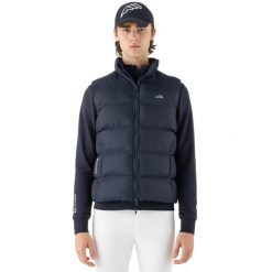 Kamizelka do jazdy konnej Equiline Eqcortek. Niebieskie kamizelki męskie EQODE BY EQUILINE, m, z puchu. Za 488.00 zł.