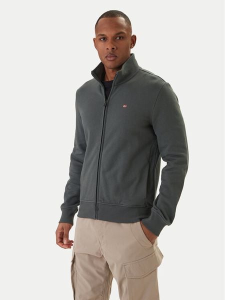 Napapijri Bluza Balis NP0A4HHW Zielony Regular Fit. Zielone bluzy bez kaptura męskie Napapijri, m, z bawełny. Za 419.99 zł.