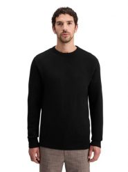 Scotch & Soda Sweter w kolorze czarnym rozmiar: L. Czarne swetry męskie Scotch & Soda, l, bez wzorów, bez kołnierzyka. Za 171.28 zł.