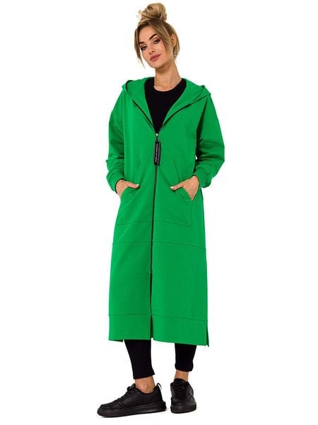 Made of emotion Kardigan w kolorze zielonym rozmiar: XXL/3XL. Zielone kardigany damskie Made Of Emotion, xl, bez wzorów. Za 358.95 zł.