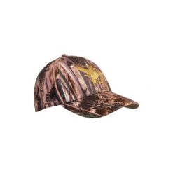 Czapka myśliwska z daszkiem 500 led camo. Zielone czapki męskie SOLOGNAC, bez wzorów, z bawełny, sportowe. Za 59.99 zł.