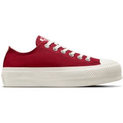 Buty sportowe Converse Chuck Taylor As Lift. Czerwone buty sportowe na co dzień męskie Converse, z materiału, bez zapięcia, trekkingowe. Za 490.00 zł.