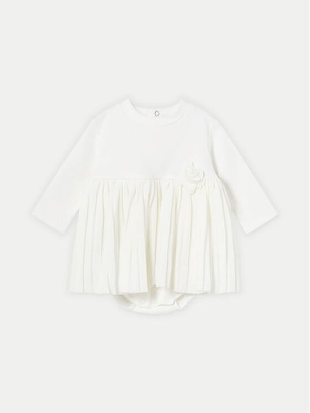 Mayoral Body dziecięce 2896 Écru. Body niemowlęce Mayoral, bez wzorów, z syntetyku, bez ramiączek. Za 79.99 zł.