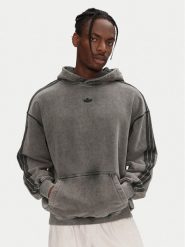 Adidas Bluza Premium Essentials Retro JD0245 Szary Loose Fit. Szare bluzy bez kaptura męskie Adidas, m, z bawełny. Za 479.99 zł.