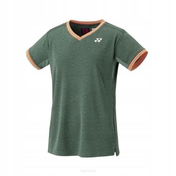 Koszulka tenisowa Yonex damska Crew Neck RG. Zielone t-shirty damskie YONEX, xs, bez wzorów, z materiału, bez kołnierzyka. Za 188.99 zł.