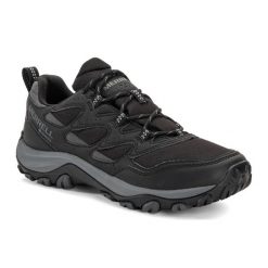 Buty turystyczne męskie Merrell West Rim Sport GTX. Czarne buty trekkingowe męskie MERRELL, bez zapięcia, trekkingowe. Za 409.99 zł.