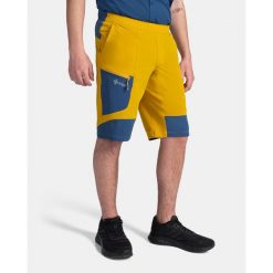 Męskie spodnie outdoor Kilpi BREADY-M. Żółte szorty męskie Kilpi, bez wzorów, z nylonu, sportowe. Za 174.18 zł.