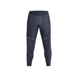 Spodnie dresowe Under Armour AF STORM. Szare spodnie sportowe męskie Under Armour, z dresówki. Za 388.25 zł.