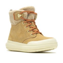 Buty damskie Merrell Marquette Thermo Lace Wp. Czarne obuwie trekkingowe damskie MERRELL, na zimę. Za 599.99 zł.