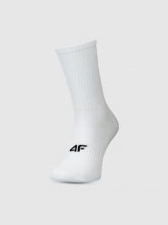 4F Skarpetki casual do połowy łydki (3-pack) męskie - białe 39-42. Białe skarpetki męskie 4f, bez wzorów, z bawełny. Za 54.99 zł.