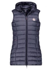 Geographical Norway Kamizelka pikowana "Vatikabadge" w kolorze granatowym rozmiar: XXL. Niebieskie kamizelki damskie Geographical Norway, xxl. Za 145.26 zł.