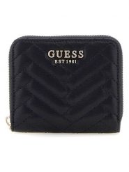 Guess Portfel w kolorze czarnym - 11 x 9 x 2 cm rozmiar: onesize. Czarne portfele damskie Guess, z aplikacjami, z materiału. Za 189.29 zł.