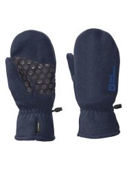 Jack Wolfskin Rękawiczki polarowe w kolorze granatowym rozmiar: 128. Niebieskie rękawiczki dziecięce Jack Wolfskin, z materiału, bez ramiączek. Za 73.95 zł.