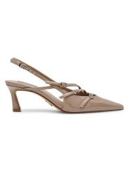 Steve Madden Czółenka w kolorze beżowym rozmiar: 39. Brązowe czółenka damskie Steve Madden, bez wzorów, bez obcasa, na szpilce. Za 279.95 zł.