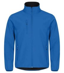 Clique Classic Softshell Jacket – 3-warstwowa, poliester z recyklingu. Niebieskie kurtki softshell damskie CLIQUE, xl, bez wzorów, z poliesteru, bez kaptura. Za 266.51 zł.