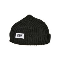 Czapka Urban Classics recycled yarn fisherman. Czarne czapki męskie Urban Classics, bez wzorów. Za 40.50 zł.