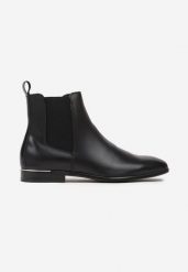 Czarne Botki Sztyblety z Metalową Wstawką przy Podeszwie Batifra. Czarne buty zimowe męskie Born2be, bez zapięcia. Za 119.99 zł.