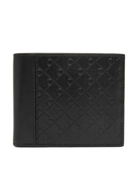 Calvin Klein Portfel Refined Emblem Mix Billfold W/ F LV04D1317G Czarny. Czarne portfele męskie CALVIN KLEIN, bez wzorów, ze skóry. Za 329.99 zł.