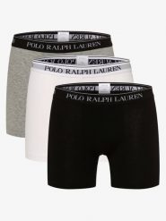 Polo Ralph Lauren Obcisłe bokserki pakowane po 3 szt. Mężczyźni Bawełna szary|czarny|biały|wielokolorowy, L. Białe bokserki męskie Polo Ralph Lauren, bez wzorów, z bawełny. Za 249.95 zł.