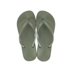 Japonki damskie Ipanema Anat Colors Fem. Zielone klapki damskie Ipanema, bez wzorów, z materiału, bez obcasa. Za 113.00 zł.