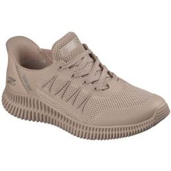Buty sportowe damskie Skechers Bobs Geo Lite Divine Pace. Brązowe buty sportowe na co dzień damskie Skechers, bez wzorów. Za 359.99 zł.