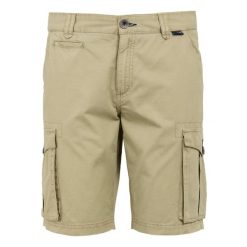 Szorty Cargo Męskie Shorebay II. Białe szorty męskie Regatta, bez kołnierzyka. Za 169.99 zł.