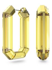 Swarovski Kolczyki-kreole z kryształami rozmiar: onesize. Żółte kolczyki damskie Swarovski, z kryształem, metalowe. Za 543.99 zł.