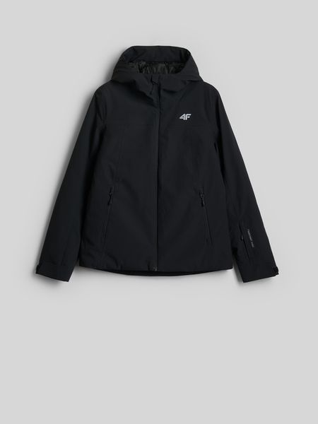 4F Kurtka zimowa membrana 5000 damska - czarna XL. Czarne kurtki damskie 4f, na zimę, m, bez wzorów, bez kaptura. Za 349.99 zł.
