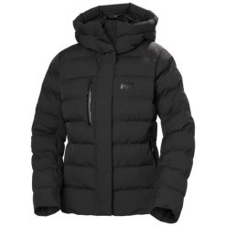 Damska kurtka puchowa Helly Hansen Adore. Czarne kurtki damskie Helly Hansen, na zimę, l, bez wzorów, z materiału, bez kaptura. Za 884.00 zł.