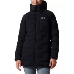 Kurtka puchowa damska Mountain Hardwear Stretchdown. Czarne kurtki damskie MOUNTAIN HARDWEAR, xl, bez wzorów, z puchu, bez kaptura. Za 1,799.00 zł.