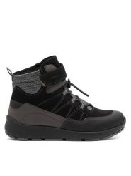 Lasocki Young Trapery BI12-SAM-06 Czarny. Czarne buty zimowe chłopięce Lasocki Young, ze skóry. Za 229.99 zł.