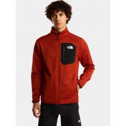 Sweter męski The North Face M Crest Fz. Brązowe swetry męskie The North Face, m, bez wzorów, z polaru, bez kołnierzyka. Za 449.00 zł.