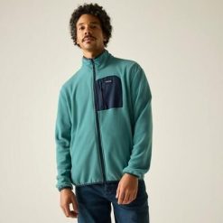 Męska bluza polarowa Frankie z zamkiem błyskawicznym. Zielone bluzy bez kaptura męskie Regatta, m, z polaru. Za 279.99 zł.