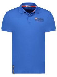 Geographical Norway Koszulka polo "Koffroy" w kolorze niebieskim rozmiar: M. Niebieskie koszulki polo męskie Geographical Norway, m, bez wzorów, z bawełny, bez ramiączek. Za 96.60 zł.
