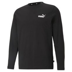 Męska koszulka z długim rękawem Essentials PUMA Black. Czarne koszulki męskie z długim rękawem Puma, m. Za 147.00 zł.