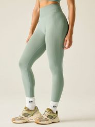 Dare 2b Legginsy funkcyjne "Don't Sweat It" w kolorze miętowym rozmiar: XS. Zielone legginsy damskie Dare 2b, xs, bez wzorów, z materiału. Za 87.40 zł.