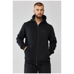 Męska bluza dresowa z kapturem Rough Radical Track Hoodie Zip. Czarne bluzy z kapturem męskie ROUGH RADICAL, m, z dresówki. Za 191.20 zł.