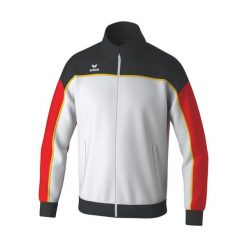 Kurtka z dresu Erima Change By Erima. Białe kurtki męskie Erima, bez wzorów, z dresówki, sportowe, bez kaptura. W wyprzedaży za 183.00 zł.