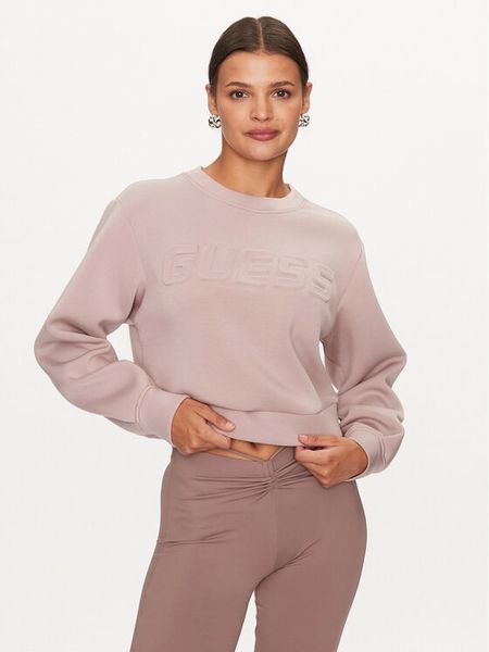Guess Bluza V3BQ15 K7UW2 Różowy Regular Fit. Czerwone bluzy bez kaptura damskie Guess, l, z wiskozy. Za 189.99 zł.