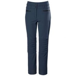 Spodnie narciarskie dla kobiet Helly Hansen Avanti Stretch 2.0. Niebieskie spodnie materiałowe damskie Helly Hansen, bez wzorów, sportowe. Za 885.50 zł.