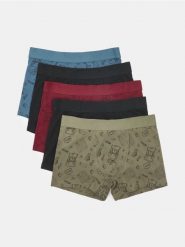 Bokserki classic ze wzorkiem 5 pack - wielobarwny. Bokserki męskie Sinsay, bez wzorów. Za 49.99 zł.