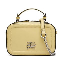 Torebka KARL LAGERFELD. Żółte listonoszki damskie Karl Lagerfeld, bez wzorów, bez dodatków. Za 1,299.00 zł.