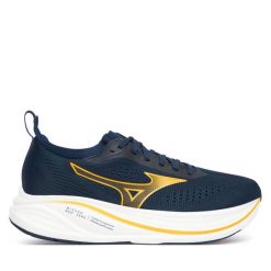 Buty do biegania Mizuno. Niebieskie obuwie do biegania damskie Mizuno. Za 649.99 zł.