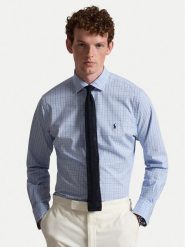 Polo Ralph Lauren Koszula 710B22587001 Niebieski jasny Regular Fit. Niebieskie koszule męskie Polo Ralph Lauren, l, bez wzorów, z bawełny, bez kołnierzyka, bez ramiączek. Za 619.99 zł.