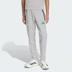Spodnie Algeria Tiro Tech. Szare spodnie materiałowe męskie Adidas, bez wzorów, eleganckie. Za 329.00 zł.