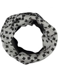 Buff Szal-koło w kolorze czarno-szarym - 29 x 26 cm rozmiar: onesize. Czarne szaliki i kominy damskie Buff, bez wzorów, z materiału. Za 108.74 zł.