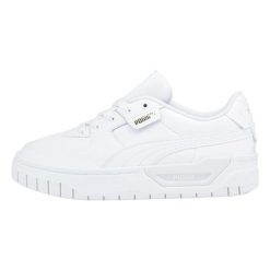 Buty do chodzenia damskie Puma Cali Dream. Białe buty sportowe na co dzień damskie Puma, bez wzorów, z gumy, trekkingowe. W wyprzedaży za 269.00 zł.