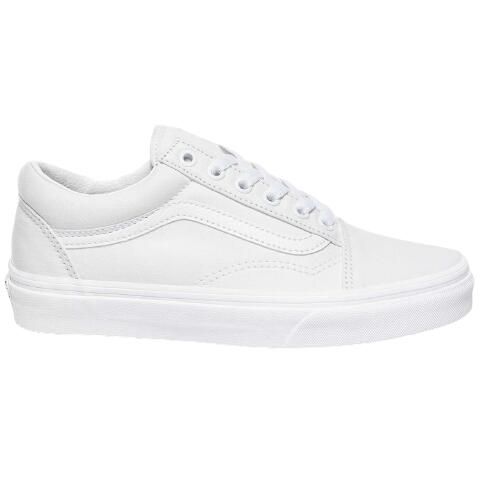 Buty na deskorolkę dla dorosłych Vans Old skool. Białe buty sportowe na co dzień męskie Vans, bez zapięcia, Vans Old Skool. Za 354.99 zł.