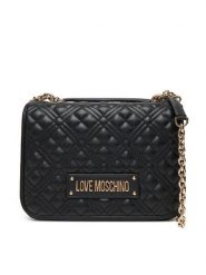 LOVE MOSCHINO Torebka JC4000PP0NLA0000 Czarny. Czarne torebki klasyczne damskie Love Moschino, bez wzorów, ze skóry, bez dodatków. Za 659.99 zł.