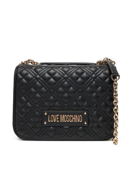 LOVE MOSCHINO Torebka JC4000PP0NLA0000 Czarny. Czarne torebki klasyczne damskie Love Moschino, bez wzorów, ze skóry, bez dodatków. Za 659.99 zł.